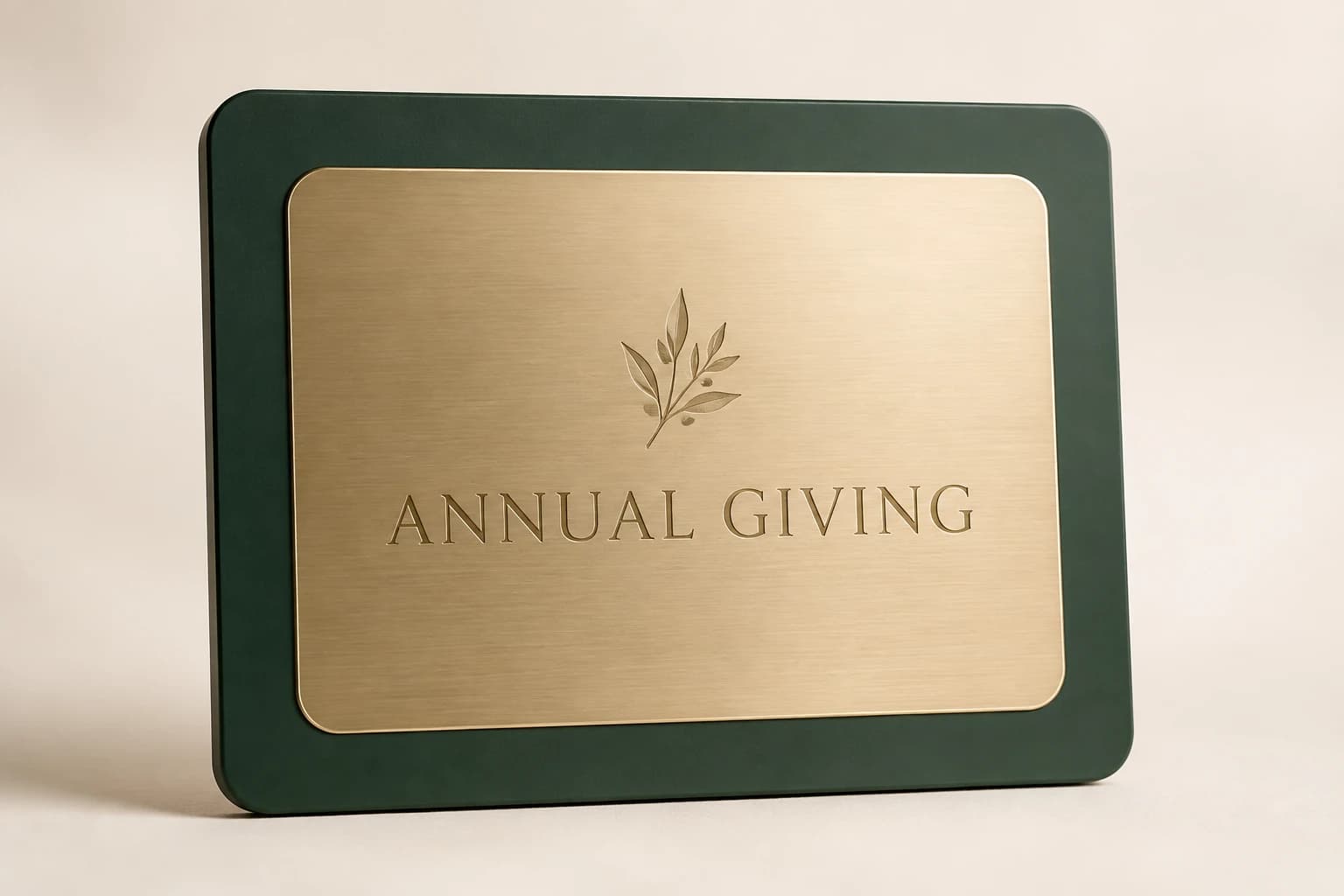 Annual Giving Society Plaque original design concept